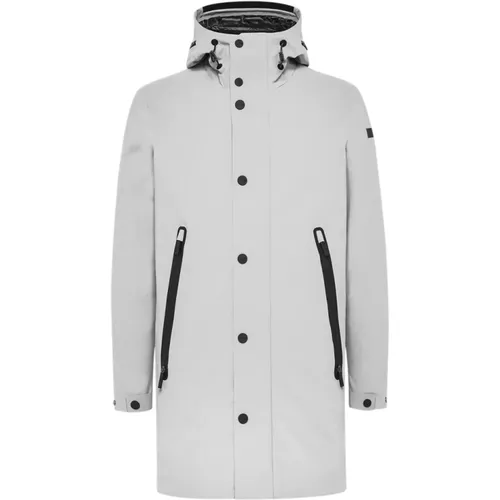 Grey Synthetic Down Jacket , male, Sizes: L, S, XL - RRD - Modalova