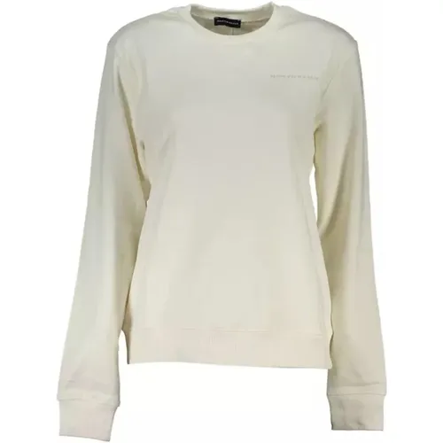 White Cotton Sweater with Round Neck , female, Sizes: XS, S, L, XL - North Sails - Modalova