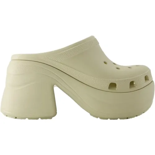 Siren Chain Slides - Slip-on - Synthetic , female, Sizes: 8 UK, 6 UK - Crocs - Modalova