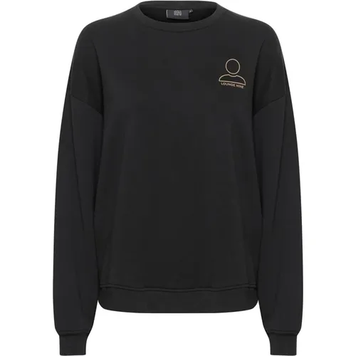 Gemütlicher Baumwoll-Sweatshirt in Tap Shoe , Damen, Größe: 2XL - Lounge Nine - Modalova