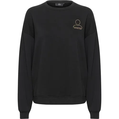 Gemütlicher Baumwoll-Sweatshirt in Tap Shoe , Damen, Größe: M - LOUNGE NINE - Modalova