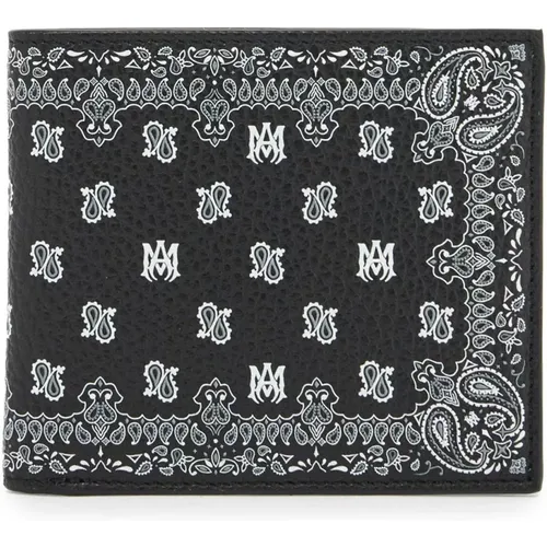 Paisley Pattern Bi-Fold Wallet , male, Sizes: ONE SIZE - Amiri - Modalova