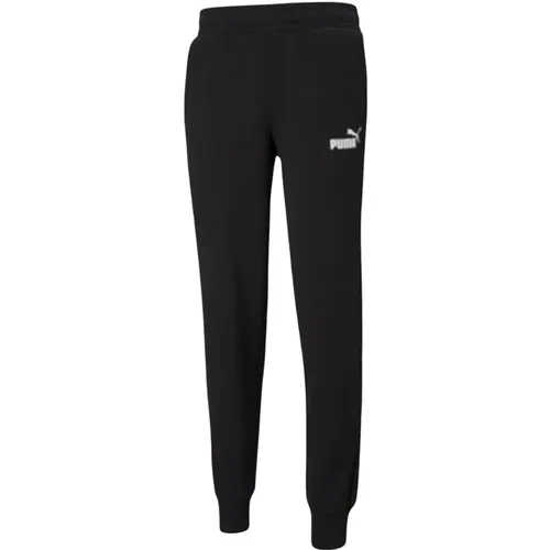 Schwarze Sport-Sweatpants mit Logodruck - Puma - Modalova