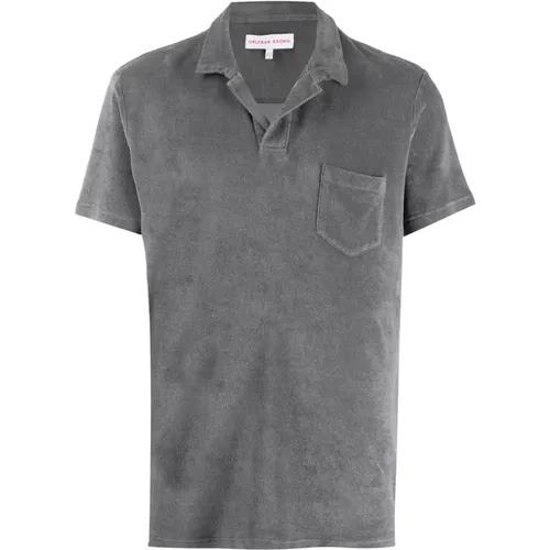 Towelling polo shirt , male, Sizes: L, 2XL, XL - Orlebar Brown - Modalova