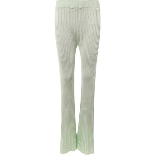 Flared Trousers with Elastic Waistband , female, Sizes: S - Jil Sander - Modalova