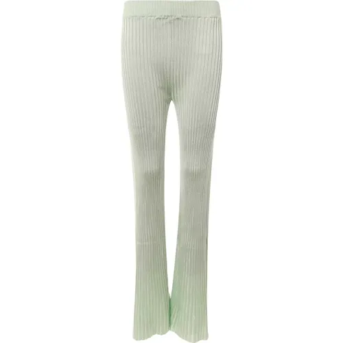Flared Trousers with Elastic Waistband , female, Sizes: XS, S - Jil Sander - Modalova