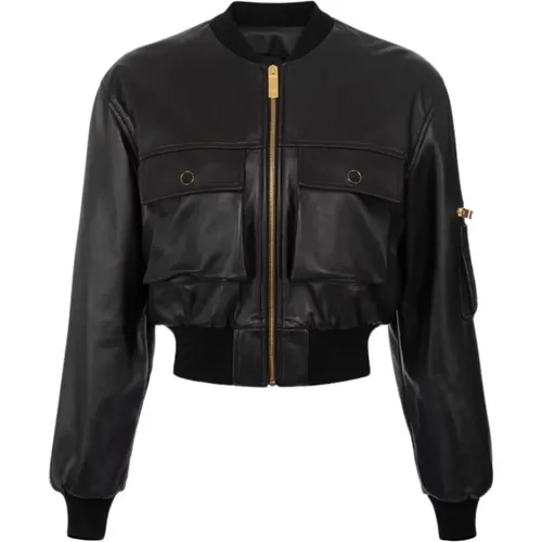 Leather Jackets Elisabetta Franchi - Elisabetta Franchi - Modalova