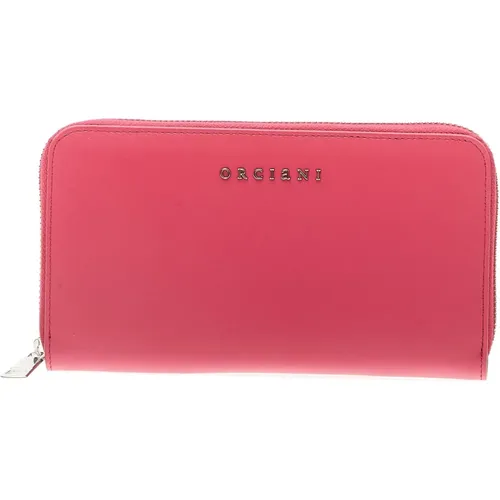 Fuchsia Zip Wallet for Women's Accessories , female, Sizes: ONE SIZE - Orciani - Modalova