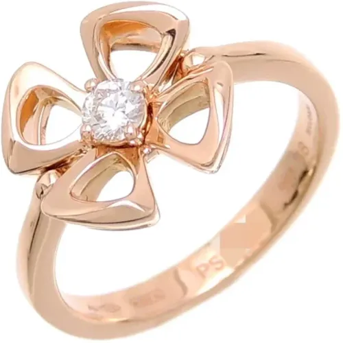 Pre-owned Rose Gold rings , female, Sizes: ONE SIZE - Bvlgari Vintage - Modalova