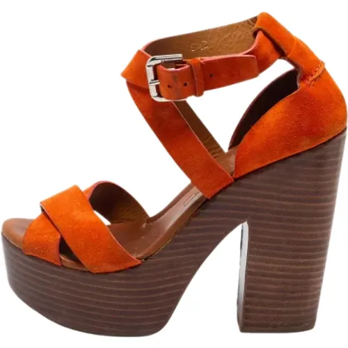 Pre-owned Wildleder sandals , Damen, Größe: 37 EU - Ralph Lauren Pre-owned - Modalova
