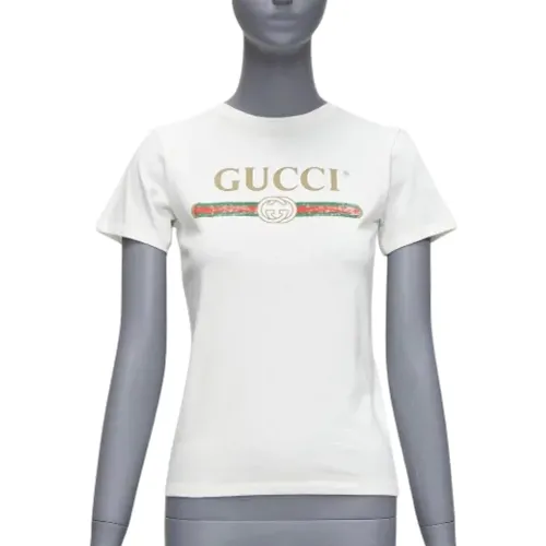 Pre-owned Cotton tops , female, Sizes: XS - Gucci Vintage - Modalova