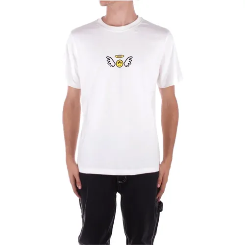 Weißes Logo T-Shirt , Herren, Größe: M - BARROW - Modalova