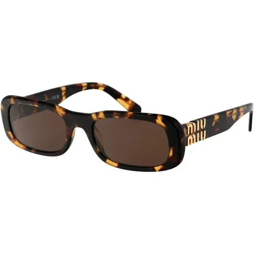 Stylische Sonnenbrille mit 0MU 08Zs Design , Damen, Größe: 53 MM - Miu Miu - Modalova