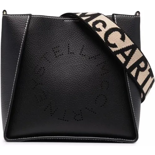 Schwarze Alter Mat Vegane Schultertasche - Stella Mccartney - Modalova