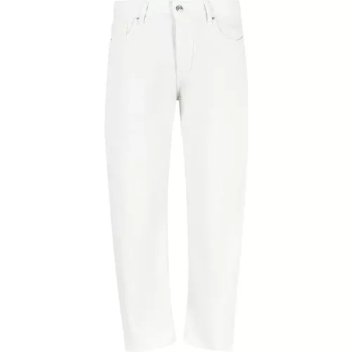 Off White Straight Leg Jeans , Herren, Größe: W40 - Armani Exchange - Modalova