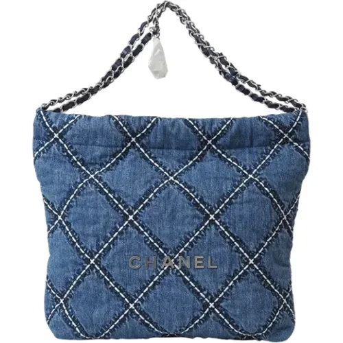 Pre-owned Cotton chanel-bags , female, Sizes: ONE SIZE - Chanel Vintage - Modalova