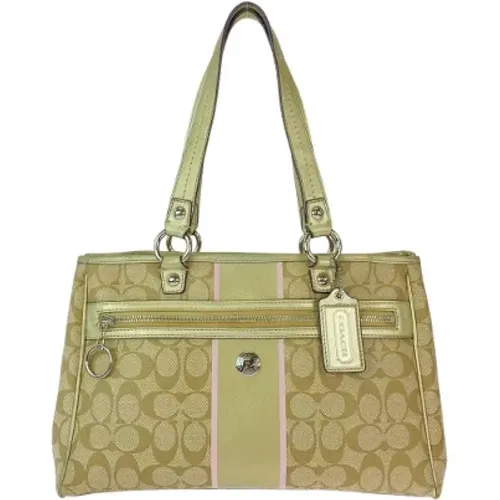 Pre-owned Canvas shoulder-bags , female, Sizes: ONE SIZE - Coach Pre-owned - Modalova