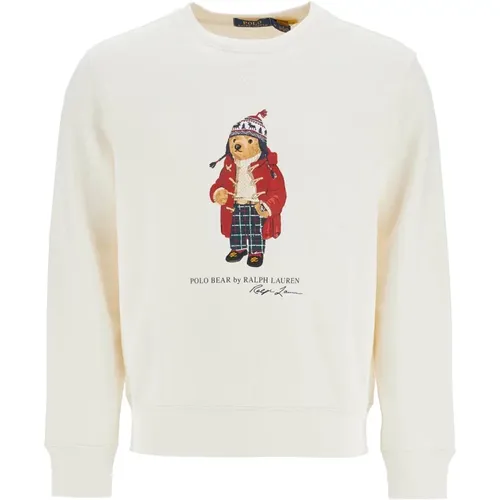 Ikonic Polo Bear Crewneck Sweatshirt , Herren, Größe: L - Polo Ralph Lauren - Modalova