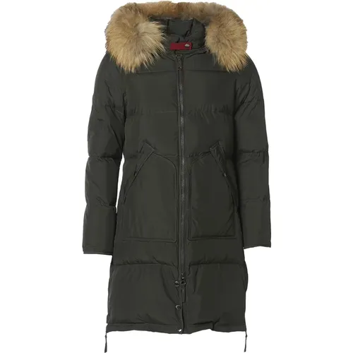 Gepolsterte Pelzjacke 2010-500R Army , Damen, Größe: 2XL - Danwear - Modalova