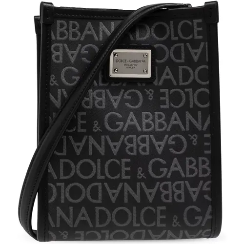 Schultertasche mit Logo - Dolce & Gabbana - Modalova