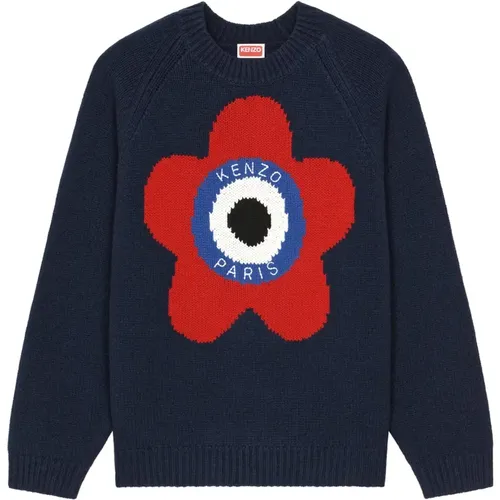 Knitwear,Logo-bestickter Pullover mit Boke Flower Motiv - Kenzo - Modalova