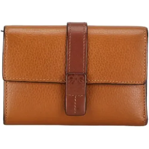 Pre-owned Leather wallets , female, Sizes: ONE SIZE - Loewe Pre-owned - Modalova