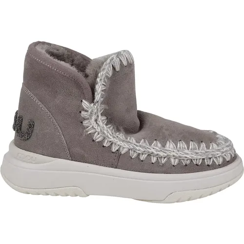 Grey Ankle Boots for Women Aw22 , female, Sizes: 8 UK, 3 UK - Mou - Modalova