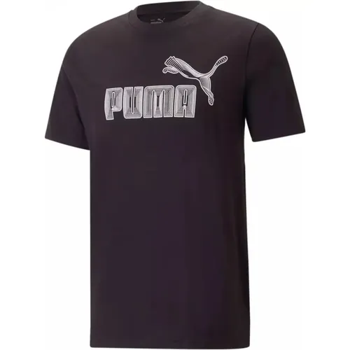 Schwarzes Grafik N1 Logo Tee Puma - Puma - Modalova