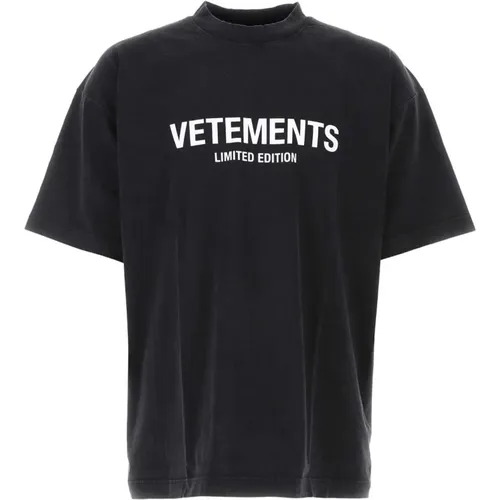 Stilvolle T-Shirt Kollektion , Herren, Größe: M - Vetements - Modalova