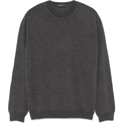 Stilvolle Girocollo Pullover , Herren, Größe: L - Zanone - Modalova