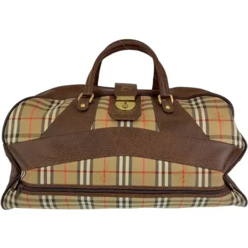 Pre-owned Cotton travel-bags , female, Sizes: ONE SIZE - Burberry Vintage - Modalova