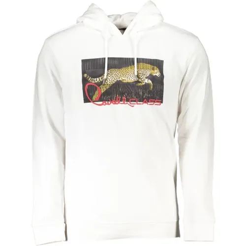 Hooded Sweatshirt with Exclusive Print , male, Sizes: 2XL, M, 3XL, L, S, XL - Cavalli Class - Modalova