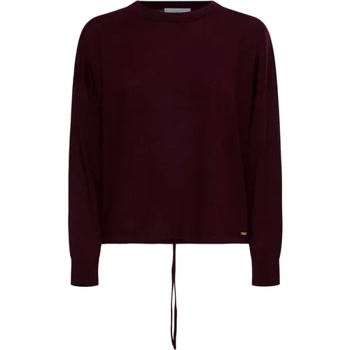 Bordeaux Pullover Kollektion , Damen, Größe: M - KAOS - Modalova