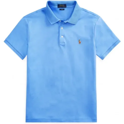 Klassisches Slim Fit Pima Baumwoll Polo , Herren, Größe: S - Polo Ralph Lauren - Modalova