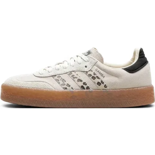 Cream Leopard Sneaker , Herren, Größe: 42 EU - Adidas - Modalova