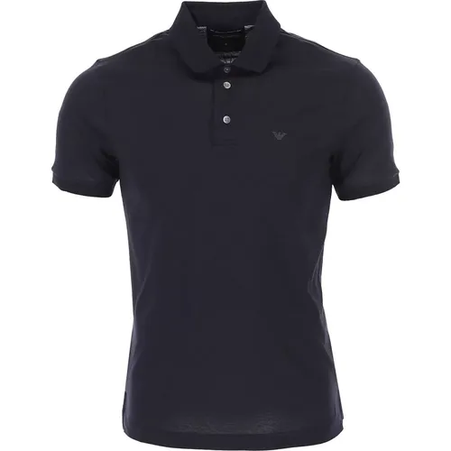 Premium Blaue Polo Shirts Kollektion , Herren, Größe: 2XL - Emporio Armani - Modalova