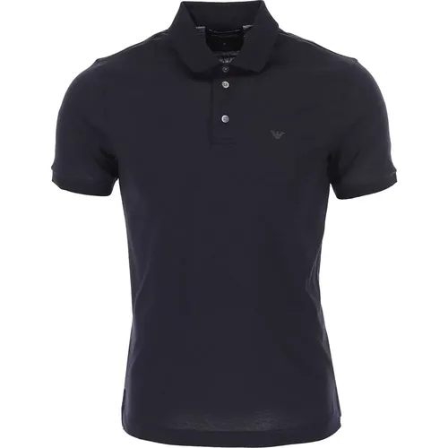 Premium Blaue Polo Shirts Kollektion , Herren, Größe: M - Emporio Armani - Modalova