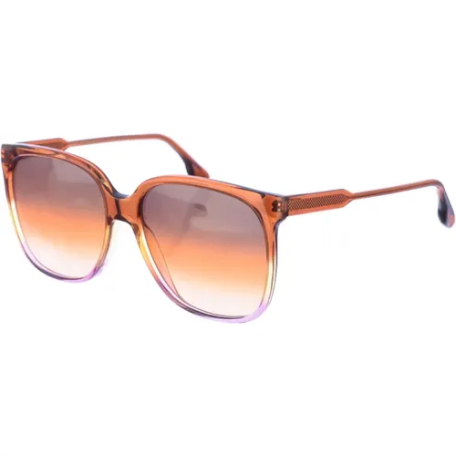 Ovale Acetat-Sonnenbrille mit UV-Schutz , Damen, Größe: ONE Size - Victoria Beckham - Modalova