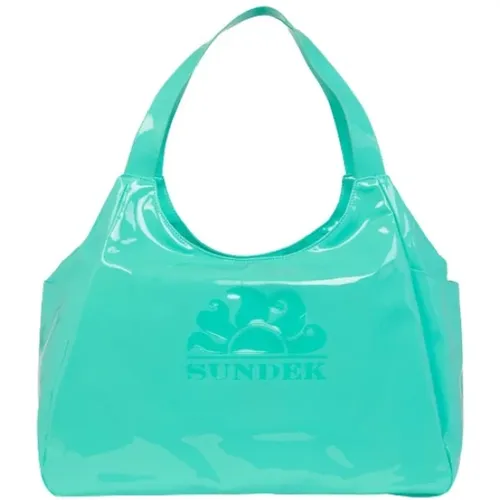 Strandtasche mit Logo und Text - Sundek - Modalova