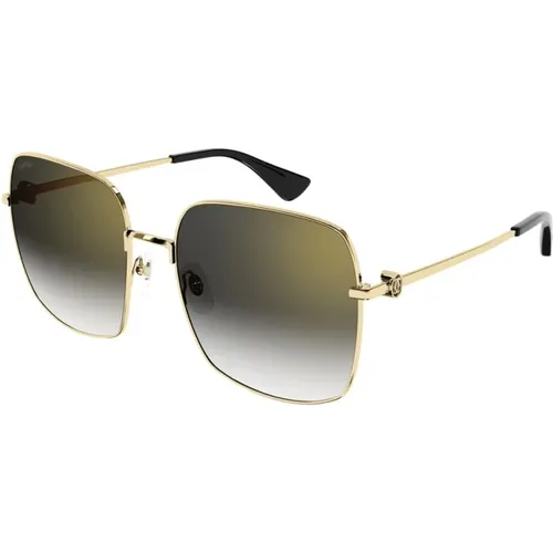 Goldene und Graue Ct0401S Sonnenbrille - Cartier - Modalova