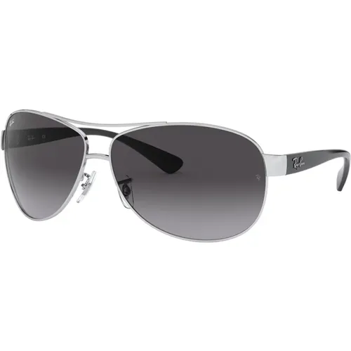 RB 3386 Sungles, Black Silver/Dark Grey Shaded , unisex, Sizes: 63 MM - Ray-Ban - Modalova