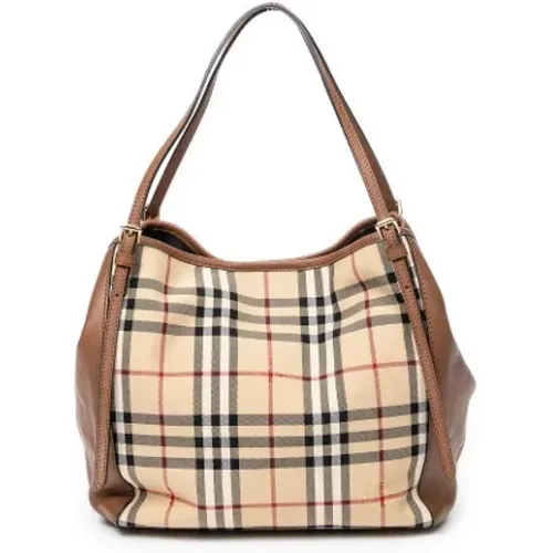 Pre-owned Canvas totes , female, Sizes: ONE SIZE - Burberry Vintage - Modalova