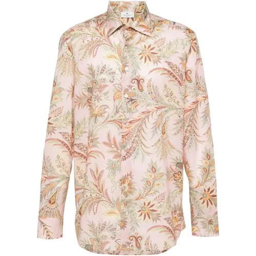 Floral Print Shirt , male, Sizes: 2XL - ETRO - Modalova