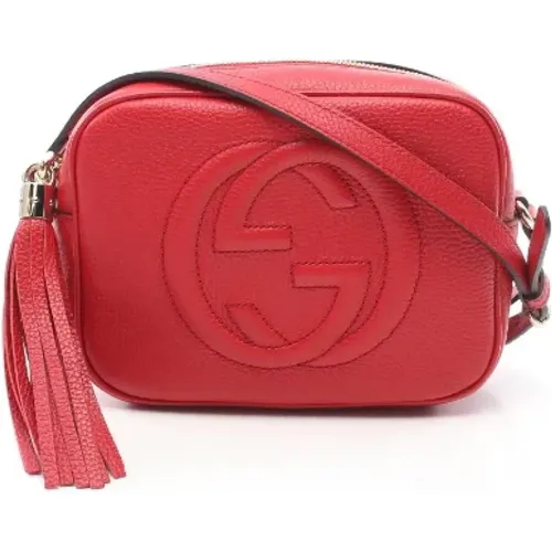 Pre-owned Leather crossbody-bags , female, Sizes: ONE SIZE - Gucci Vintage - Modalova