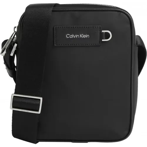 Eco-Leather Cross Body Bag , male, Sizes: ONE SIZE - Calvin Klein - Modalova