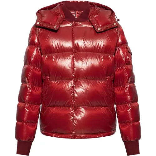 Quilted Feather Down Padded Coat , male, Sizes: L - Moncler - Modalova