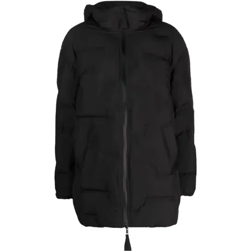 Schwarze Soft Puffer Jacke , Damen, Größe: 2Xs/Xs - Ganni - Modalova