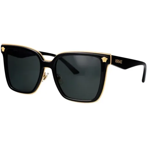 Ve2278D Gb187 Sunglasses , female, Sizes: 58 MM - Versace - Modalova