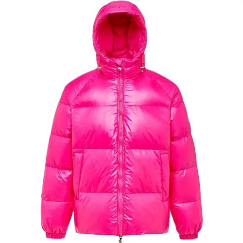 Hooded Unisex Down Jacket - Shiny , male, Sizes: XS, S, M - Pyrenex - Modalova