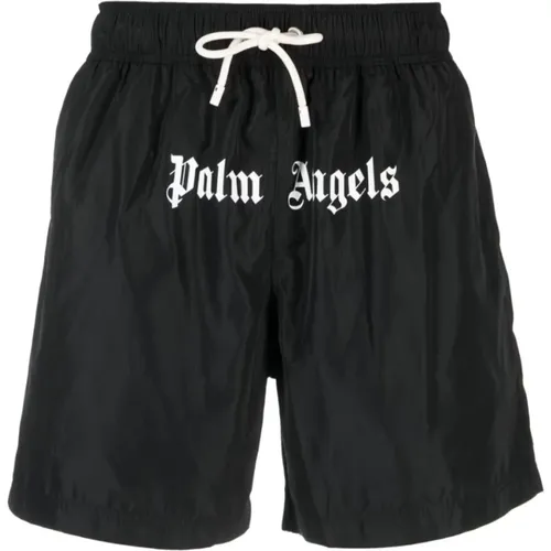 Sea Logo Swim Shorts , male, Sizes: S - Palm Angels - Modalova